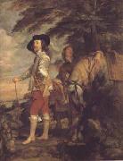 Anthony Van Dyck Portrait of charles i hunting (mk03) USA oil painting reproduction